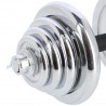 Stc50 Sztangielki/Sztanga W Walizce Chrom 2X25Kg Hms