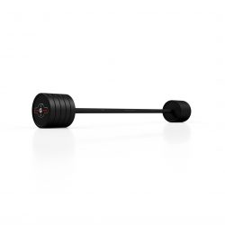 Sztanga Gumowana Prosta 45 Kg Czarny Mat - Marbo Sport