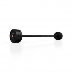 Sztanga Gumowana Prosta 25 Kg Czarny Mat - Marbo Sport