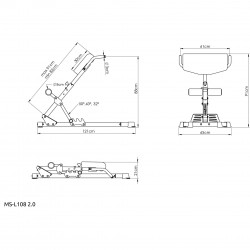 Ławka Na Prostowniki Grzbietu Ms-L108 2.0 - Marbo Sport