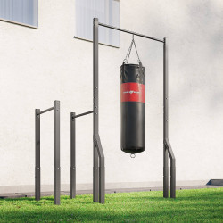 Drążek Do Podciągania Zewnętrzny Z Uchwytem Na Worek I Długimi Poręczami Do Dipów Mo-Z2 - Marbo Sport