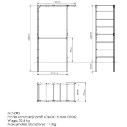 Drabinka Zewnętrzna Mo-003 - Marbo Sport