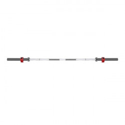 Go450 (+ Zg1000R) Gryf Olimpijski 18.5Kg 2200Mm Hms Z Zaciskami Lock Jaw Red