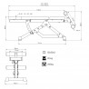 Adjustable Abdominal Exercise Bench Marbo Sport Ms-L110 2.0