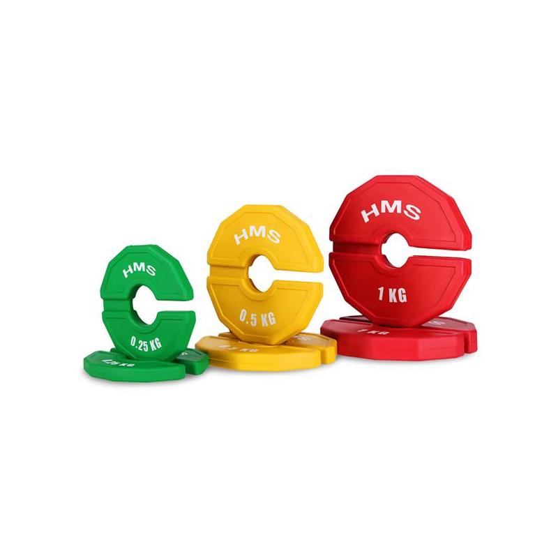 Tsn Zestaw Talerzy Typu Nakładka 2 X 0.25 - 1 Kg (3.5 Kg) Hms