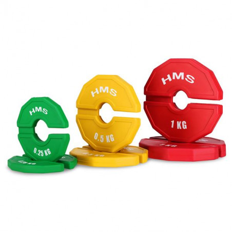 Tsn Zestaw Talerzy Typu Nakładka 2 X 0.25 - 1 Kg (3.5 Kg) Hms