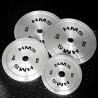 Tos Zestaw Talerzy Olimpijskich Stalowych Kalibrowanych 2 X 10 - 25 Kg (140 Kg) Hms