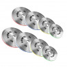 Tos Zestaw Talerzy Olimpijskich Stalowych Kalibrowanych 2 X 10 - 25 Kg (140 Kg) Hms