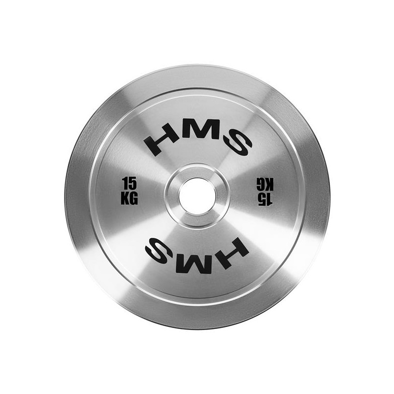 Tos150 Talerz Olimpijski Stalowy Kalibrowany 15 Kg Hms Tos150 Talerz Olimpijski Stalowy Kalibrowany 15 Kg Hms