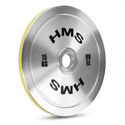 Tos150 Talerz Olimpijski Stalowy Kalibrowany 15 Kg Hms