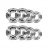 Tos Zestaw Talerzy Olimpijskich Stalowych Kalibrowanych 2 X 0.25 - 1.25 Kg (6 Kg) Hms
