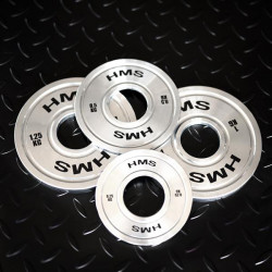 Tos Zestaw Talerzy Olimpijskich Stalowych Kalibrowanych 2 X 0.25 - 1.25 Kg (6 Kg) Hms