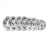 Tos Zestaw Talerzy Olimpijskich Stalowych Kalibrowanych 2 X 0.25 - 1.25 Kg (6 Kg) Hms