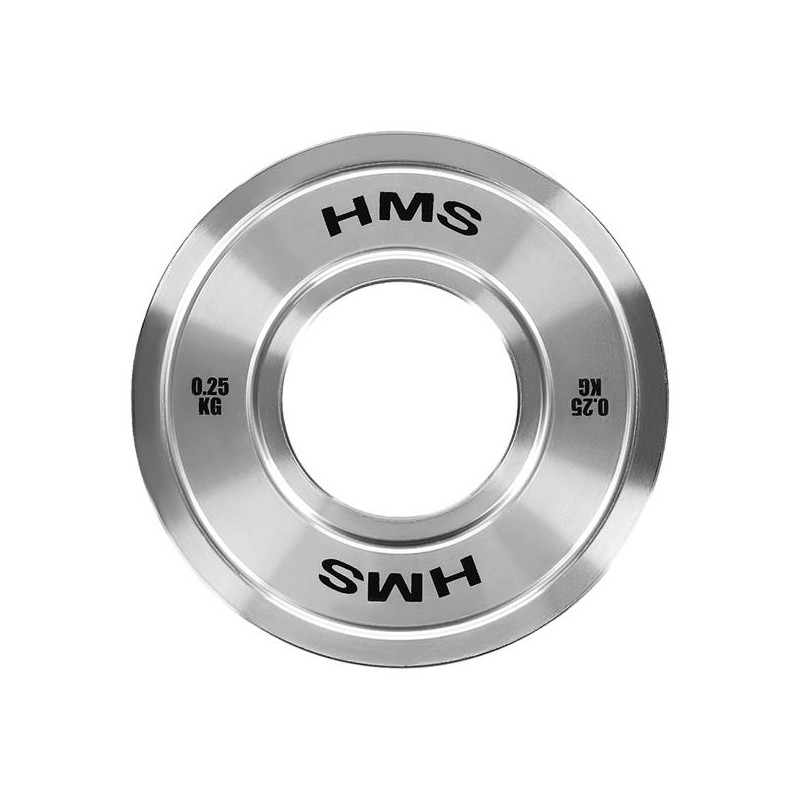 Tos02 Talerz Olimpijski Stalowy Kalibrowany 0.25 Kg Hms