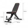 Adjustable Exercise Bench With Links HMS L1217