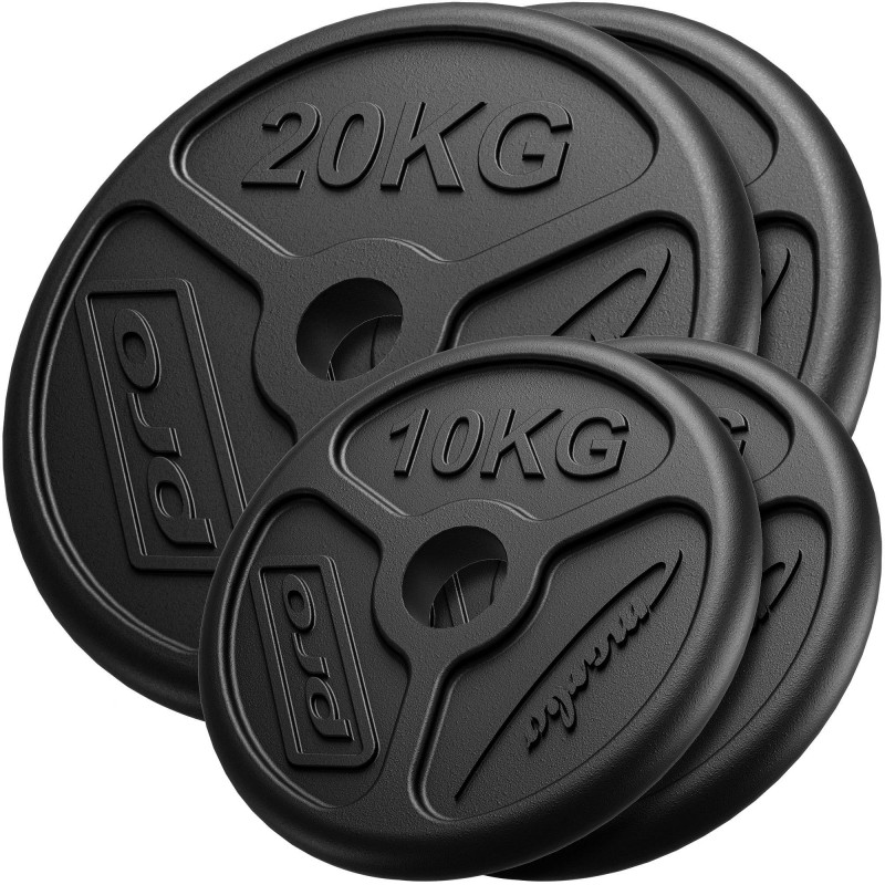 Zestaw Obciążeń Żeliwnych Olimpijskich 60 Kg / 2 X 20 Kg + 2 X 10 Kg Mw-2X20Kg_2X10Kg-Oli - Marbo Sport Zestaw Obciążeń Żeliwnych Olimpijskich 60 Kg / 2 X 20 Kg + 2 X 10 Kg Mw-2X20Kg_2X10Kg-Oli - Marbo Sport
