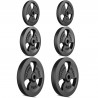 Zestaw Obciążeń Żeliwnych Kierownica 60 Kg / 2 X 15 Kg + 2 X 10 Kg + 2 X 5 Kg - Marbo Sport