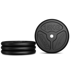 Zestaw Obciążeń Żeliwnych Slim 60 Kg / 2 X 15 Kg + 2 X 10 Kg + 2 X 5 Kg - Marbo Sport