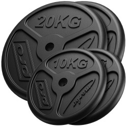 Zestaw Obciążeń Żeliwnych Slim 60 Kg / 2 X 20 Kg + 2 X 10 Kg - Marbo Sport