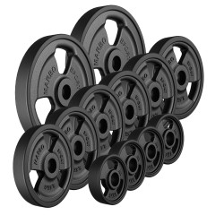 Zestaw Obciążeń Gumowanych 29 Kg / 2 X 5 Kg + 6 X 2,5 Kg + 4 X 1 Kg - Marbo Sport