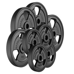 Zestaw Obciążeń Gumowanych 30 Kg / 4 X 5 Kg + 4 X 2,5 Kg - Marbo Sport