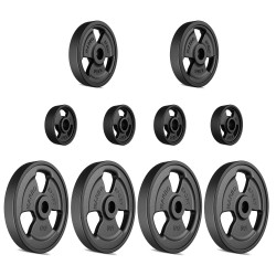 Zestaw Obciążeń Gumowanych 29 Kg /4 X 5 Kg + 2 X 2,5 Kg + 4 X 1 Kg - Marbo Sport