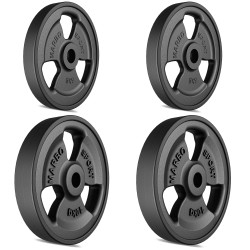 Zestaw Obciążeń Gumowanych 30 Kg / 2 X 10 Kg + 2 X 5 Kg - Marbo Sport