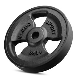 Zestaw Obciążeń Gumowanych 30 Kg / 2 X 10 Kg + 2 X 5 Kg - Marbo Sport