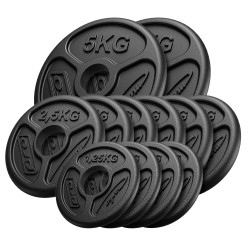 Zestaw Obciążeń Żeliwnych Olimpijskich 30 Kg / 2 X 5 Kg + 6 X 2,5 Kg + 4 X 1,25 Kg - Marbo Sport