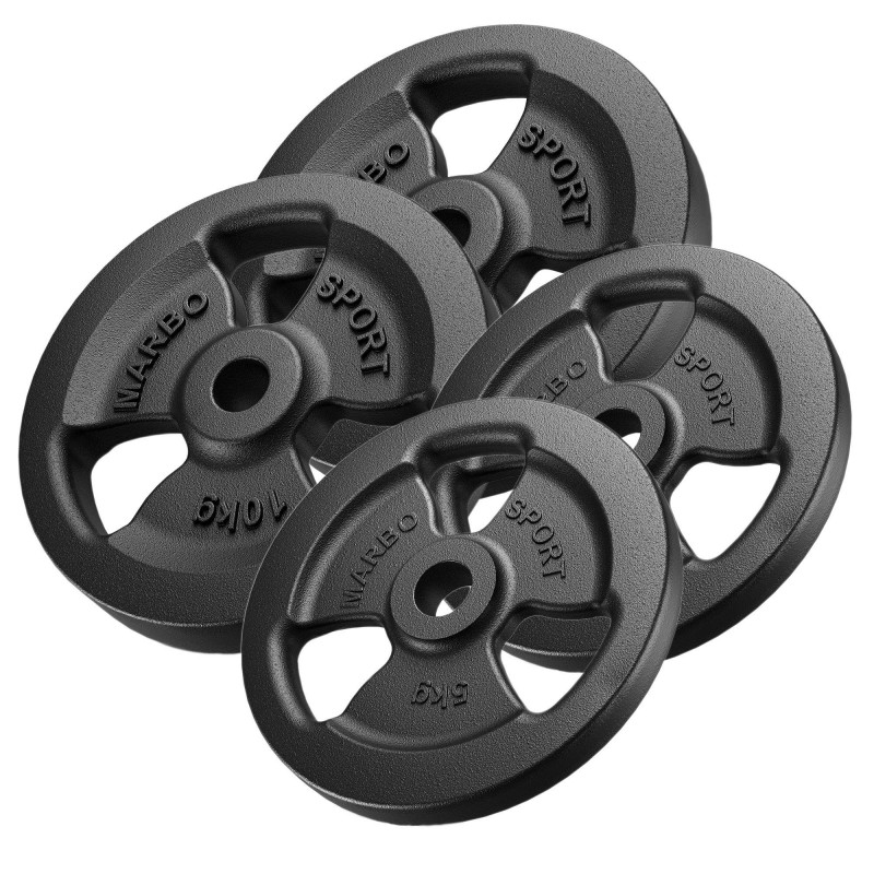 Zestaw Obciążeń Żeliwnych Kierownica 30 Kg / 2 X 10 Kg + 2 X 5 Kg - Marbo Sport Zestaw Obciążeń Żeliwnych Kierownica 30 Kg / 2 X 10 Kg + 2 X 5 Kg - Marbo Sport