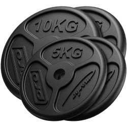 Zestaw Obciążeń Żeliwnych Slim 30 Kg / 2 X 10 Kg + 2 X 5 Kg - Marbo Sport