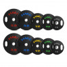 Tog Zestaw Talerzy Olimpijskich Ogumowanych 2 X 5 - 25 Kg (150 Kg) Hms
