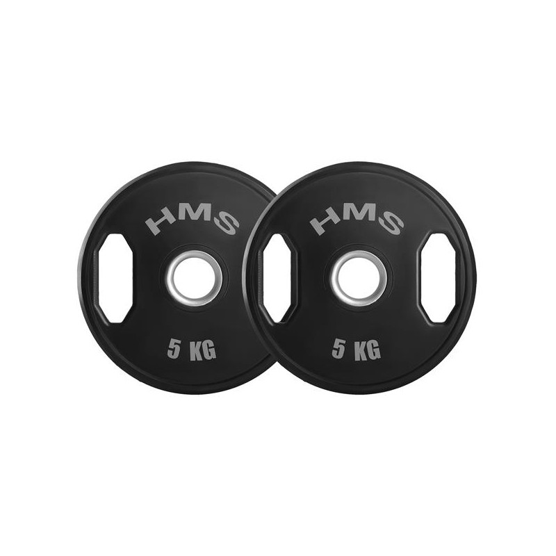 Tog05  2 X 5 Kg  Talerz Olimpijski Ogumowany 2 X 5 Kg Hms