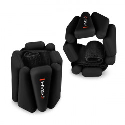 Snk01 Black Silikonowe Obciążniki Do Ćwiczeń Na Kostki I Nadgarstki Hms