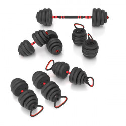 Weight Set 6-in-1 Pro Set 40Kg HMS Sgn140 (2 Pieces)