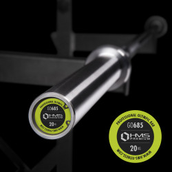 Olympic Bar 20Kg 2200Mm HMS Premium Go685 + Clamps Zg1000R
