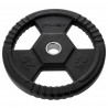 Toh25 Czarny Talerz Olimpijski Ogumowany 25 Kg Hms