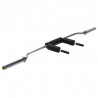 Olympic Bar 21Kg 2300Mm HMS Gol320 + Zg1000 Red Clamps