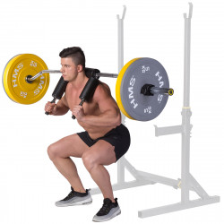 Olympic Bar 21Kg 2300Mm HMS Gol320 + Zg1000 Red Clamps
