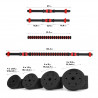 Dumbbells-Barbell Made Of Composite Materials 30 Kg HMS Sgp30
