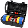 Dumbbells-Barbell in a Colorful Suitcase 2X10Kg HMS Skc20