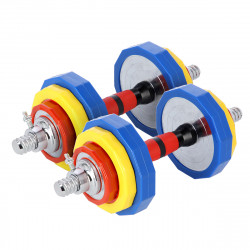 Dumbbells-Barbell in a Colorful Suitcase 2X10Kg HMS Skc20