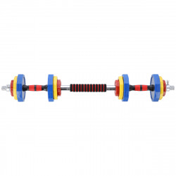 Dumbbells-Barbell in a Colorful Suitcase 2X10Kg HMS Skc20