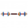 Dumbbells-Barbell in a Colorful Suitcase 2X10Kg HMS Skc20