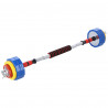 Dumbbells-Barbell in a Colorful Suitcase 2X10Kg HMS Skc20