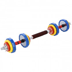 Dumbbells-Barbell in a Colorful Suitcase 2X10Kg HMS Skc20