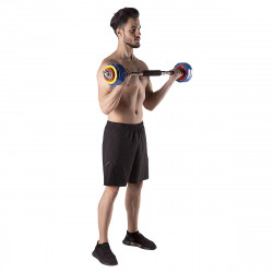 Dumbbells-Barbell in a Colorful Suitcase 2X10Kg HMS Skc20