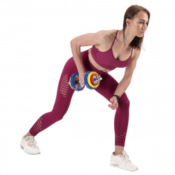 Dumbbells-Barbell in a Colorful Suitcase 2X10Kg HMS Skc20