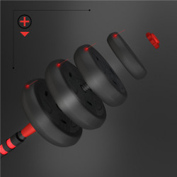 Weight Set 6-in-1 Pro Set 40Kg HMS Sgn140 (2 Pieces)