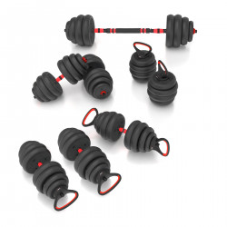 Weight Set 6-in-1 Pro Set 40Kg HMS Sgn140 (2 Pieces)